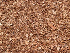 mulch, trees